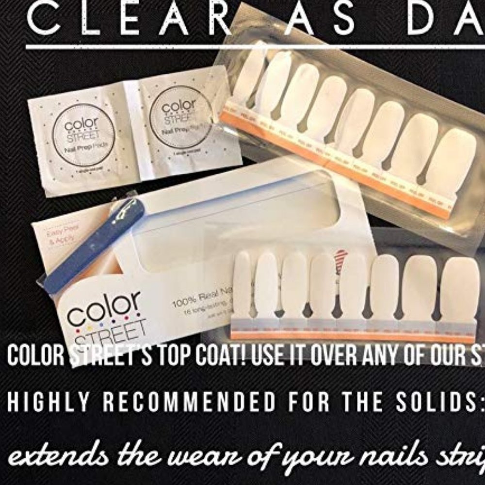 COLOR STREET SET: CLEAR AS DAY! perfect top coat - Picture 3 of 3